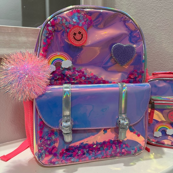 Children’s Place - Pink Confetti Backpack and Lunchbox Set - Picture 3 of 15